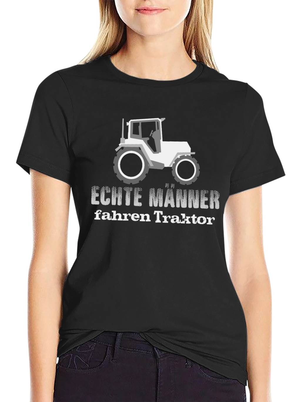 Echte Männer Fahren Traktor T-Shirt