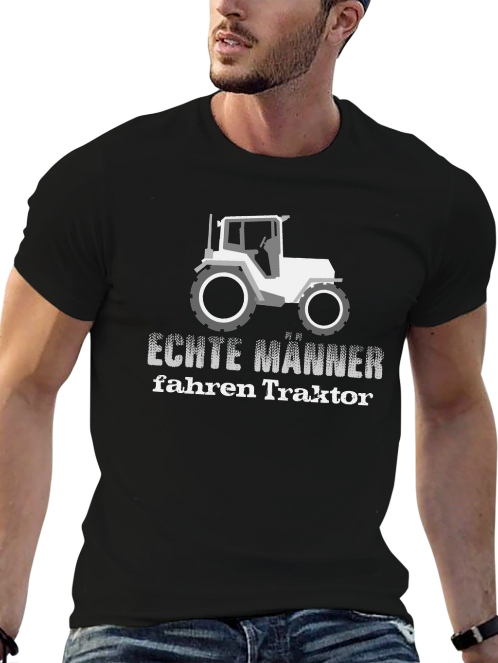Echte Männer Fahren Traktor T-Shirt