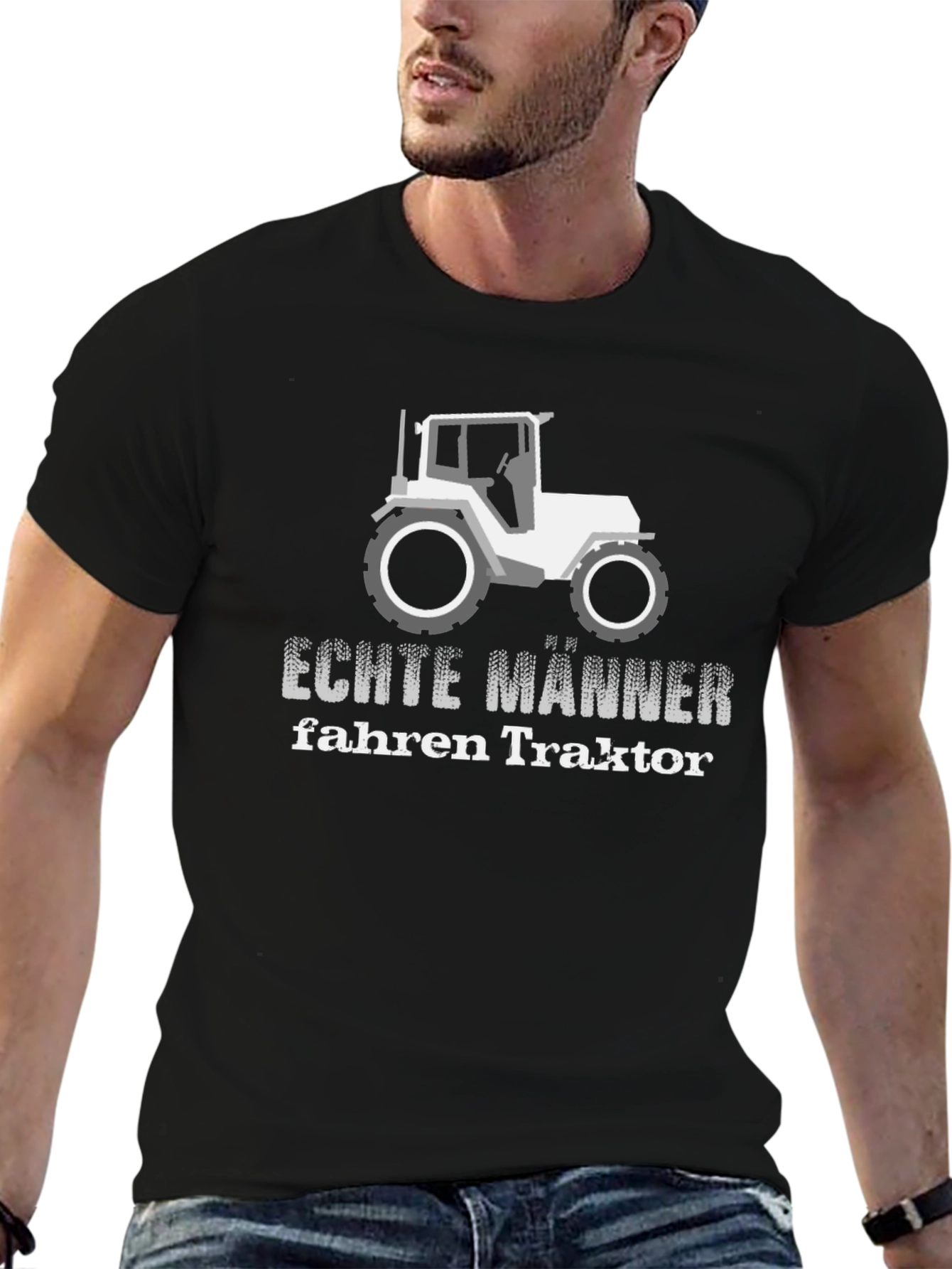 Echte Männer Fahren Traktor T-Shirt
