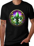 Fleur-de-lis Stained Glass T-Shirt