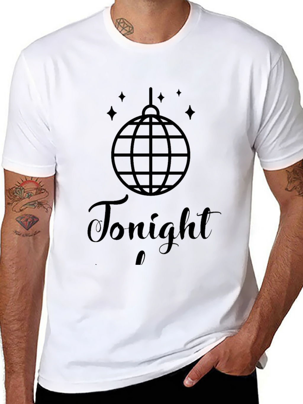 Tonight Disco Ball Graphic Tee