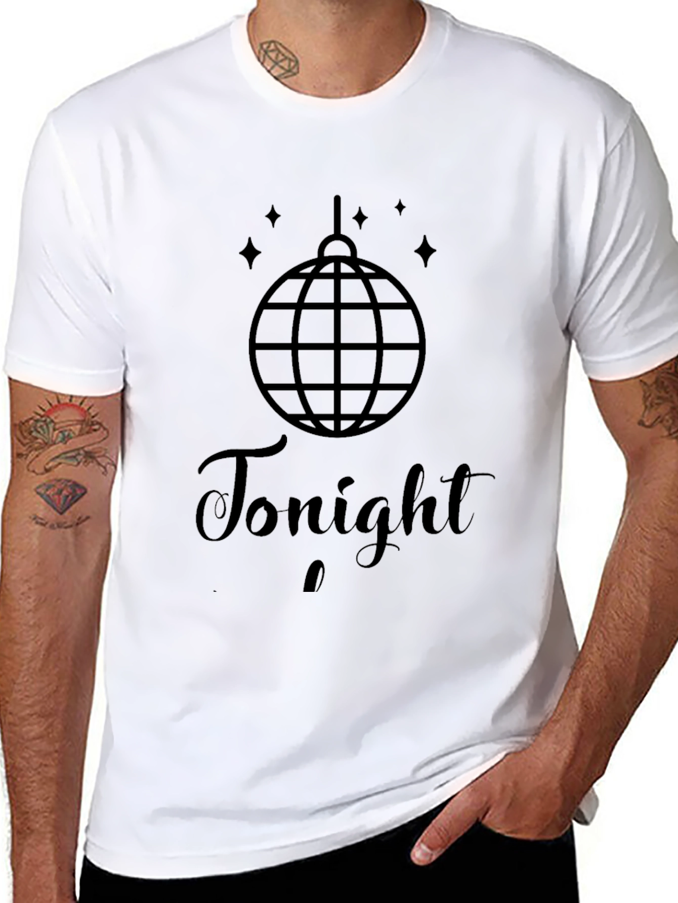 Tonight Disco Ball Graphic Tee