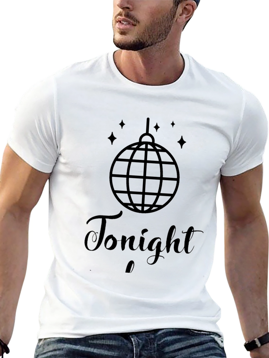 Tonight Disco Ball Graphic Tee