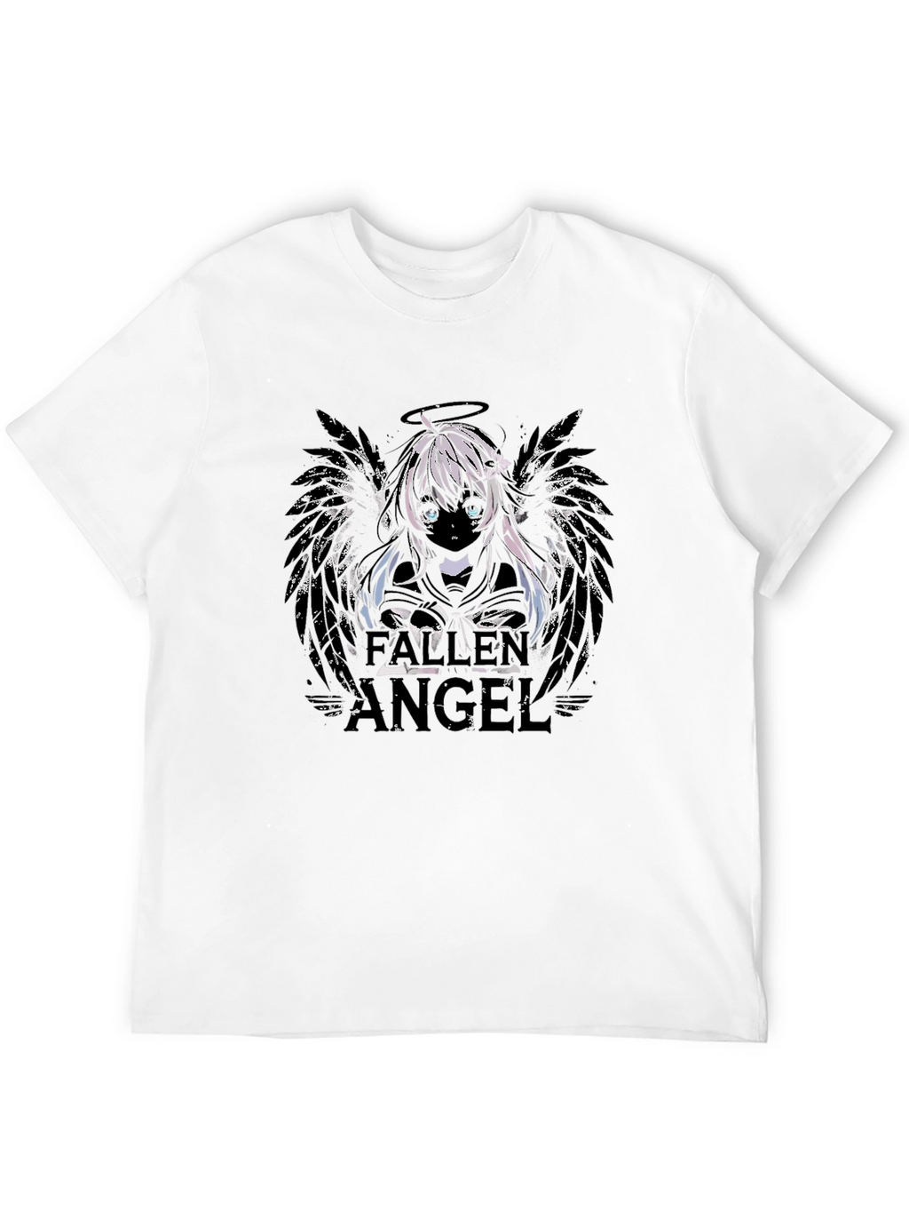 Fallen Angel Graphic Tee - Anime Inspired Design