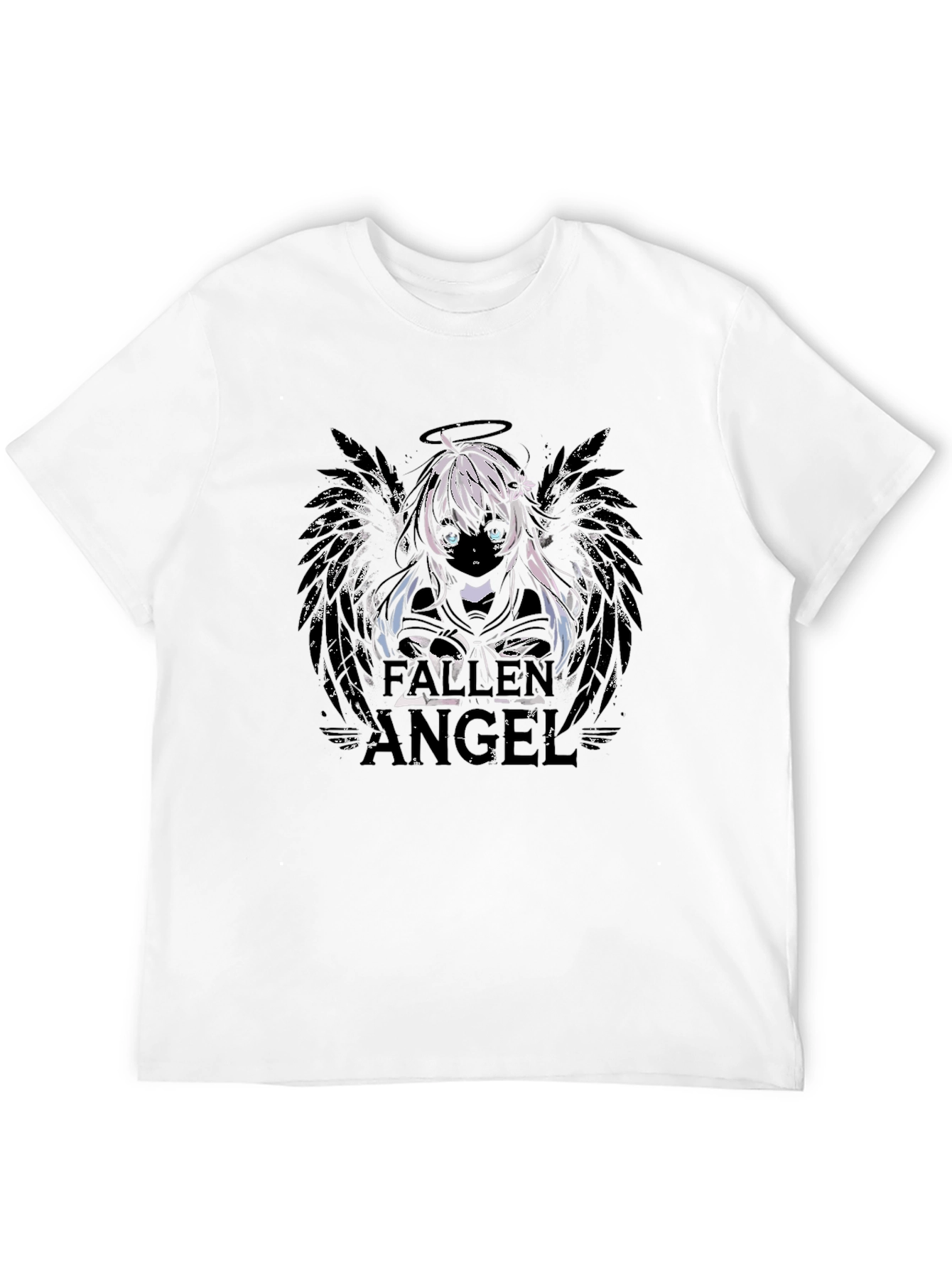 Fallen Angel Graphic Tee - Anime Inspired Design