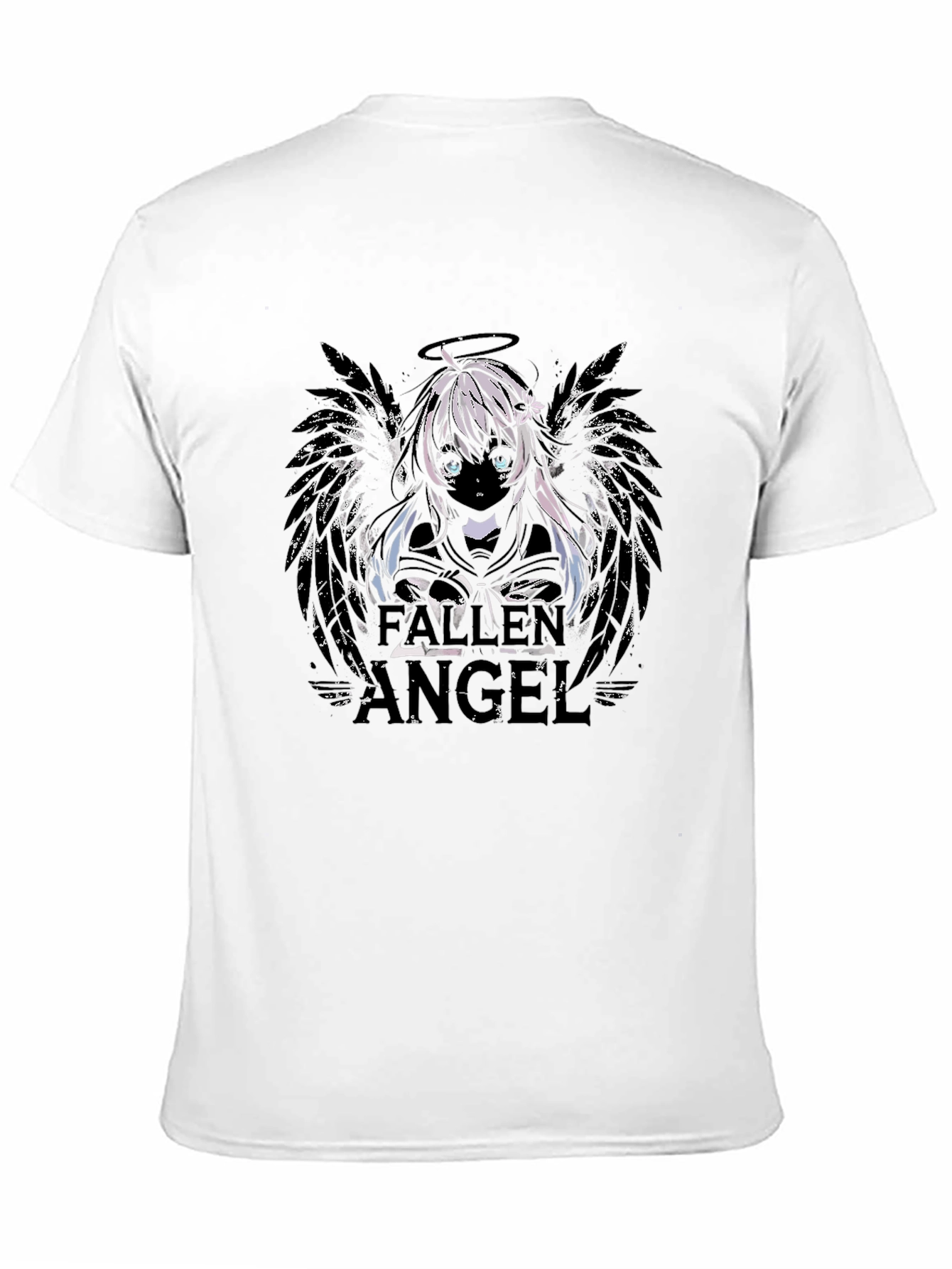 Fallen Angel Graphic Tee - Anime Inspired Design