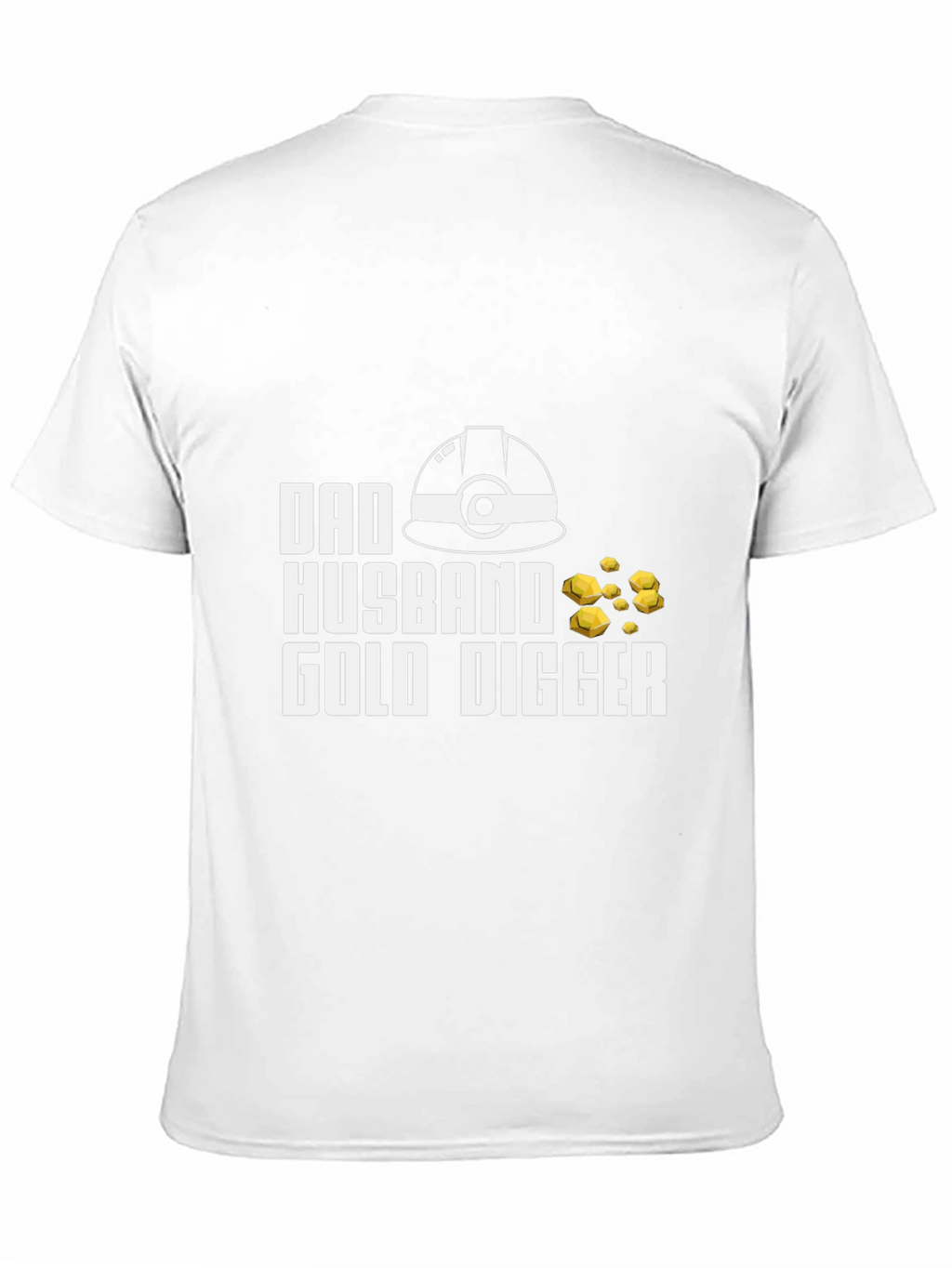 Dad Husband Gold Digger Graphic T-Shirt