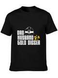 Dad Husband Gold Digger Graphic T-Shirt