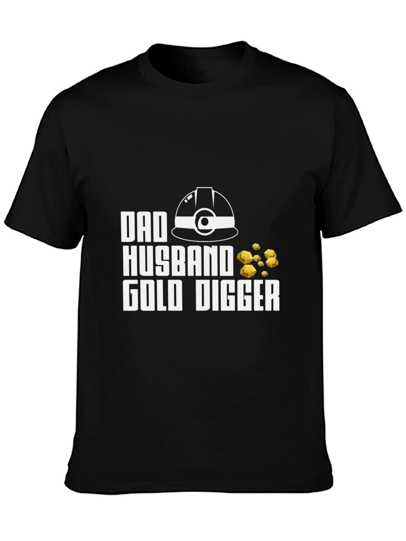 Dad Husband Gold Digger Graphic T-Shirt