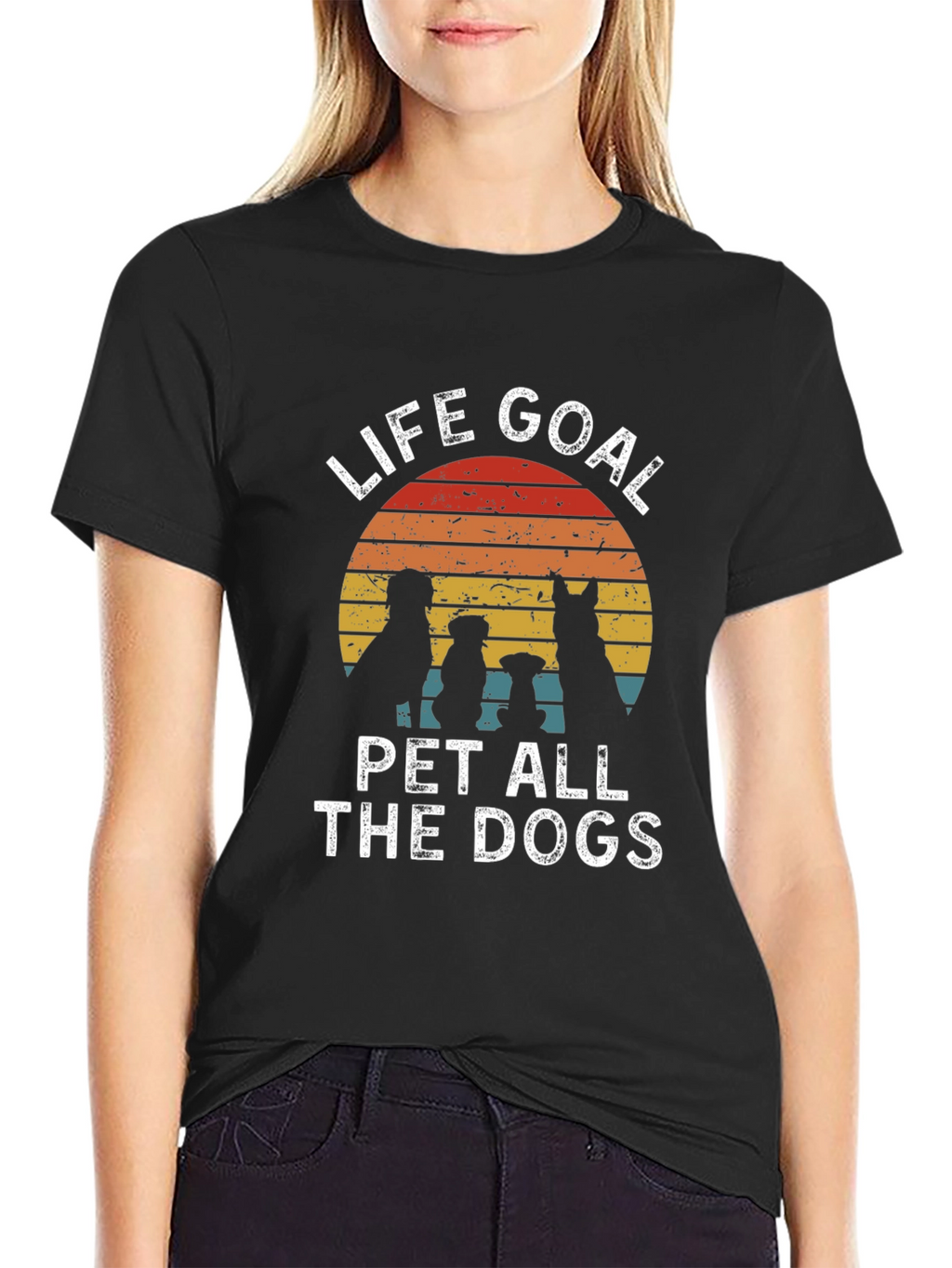 Life Goal Pet All The Dogs Graphic Tee