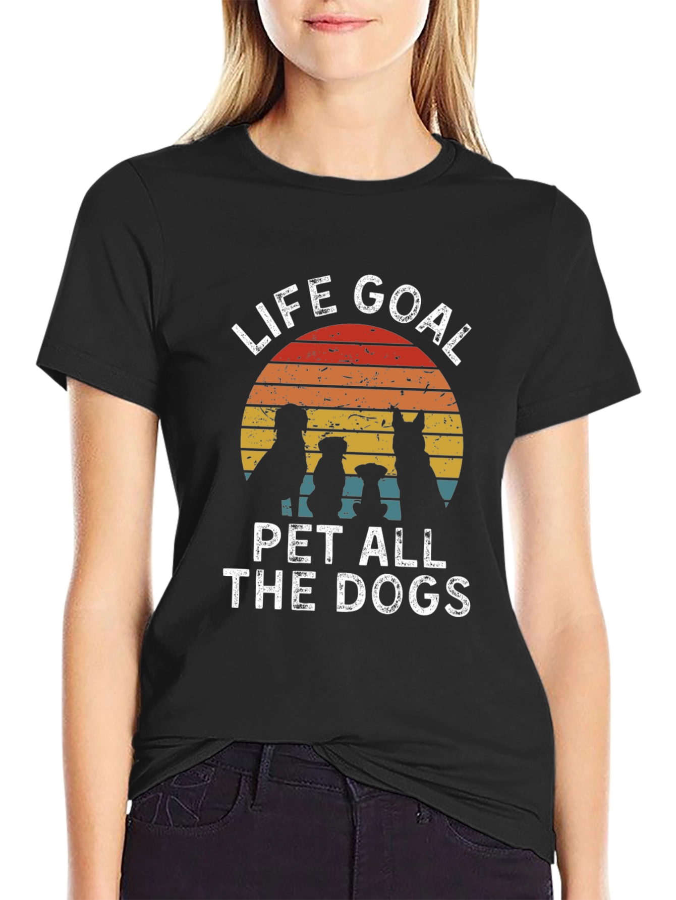 Life Goal Pet All The Dogs Graphic Tee