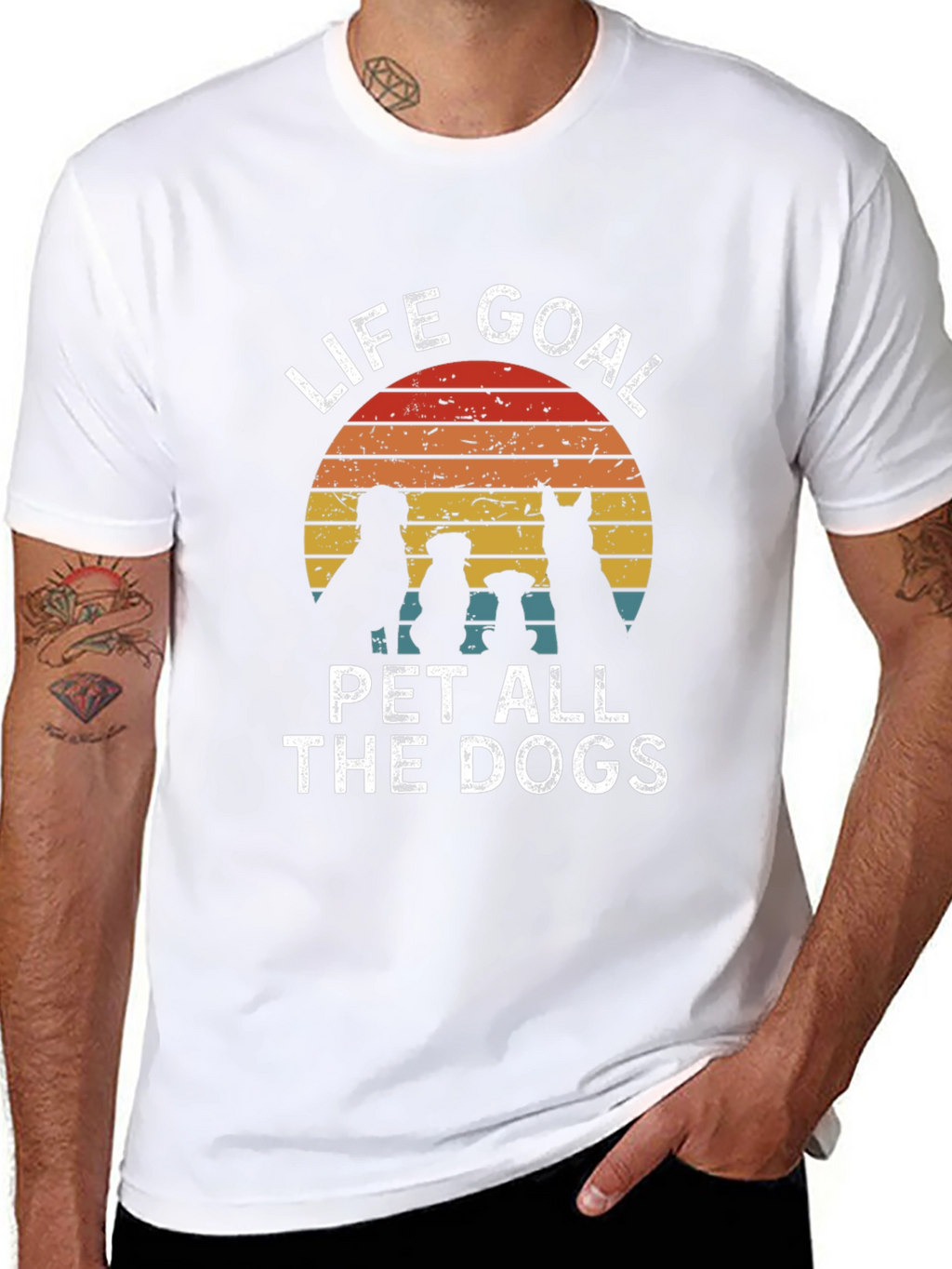 Life Goal Pet All The Dogs Graphic Tee
