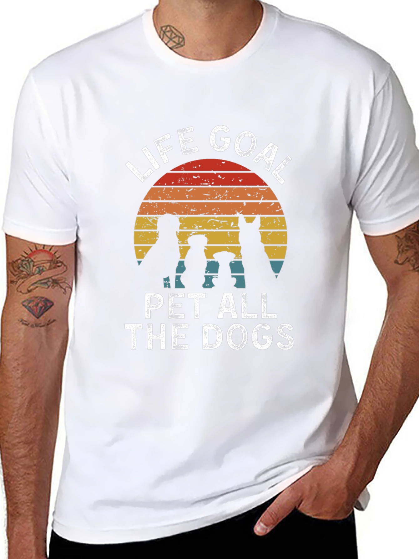 Life Goal Pet All The Dogs Graphic Tee