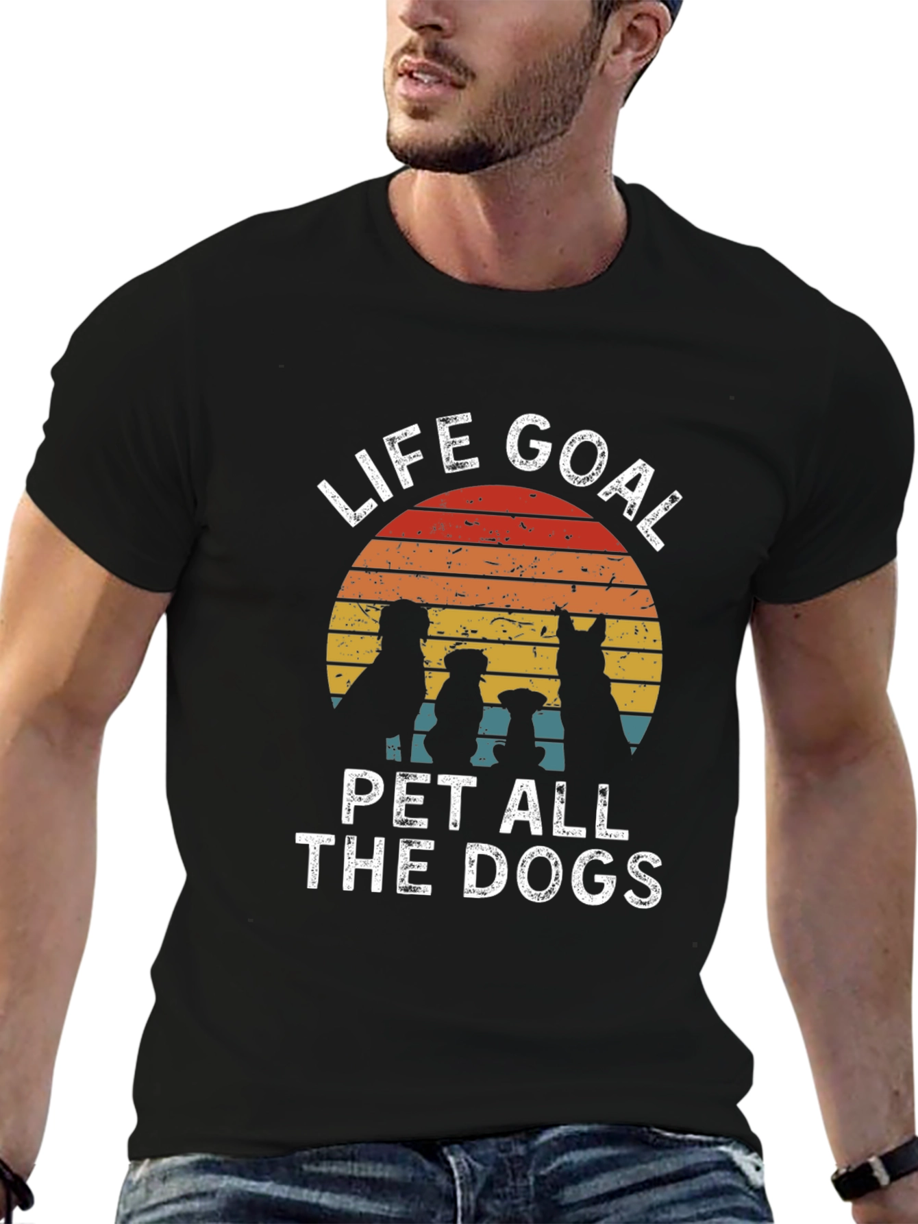 Life Goal Pet All The Dogs Graphic Tee
