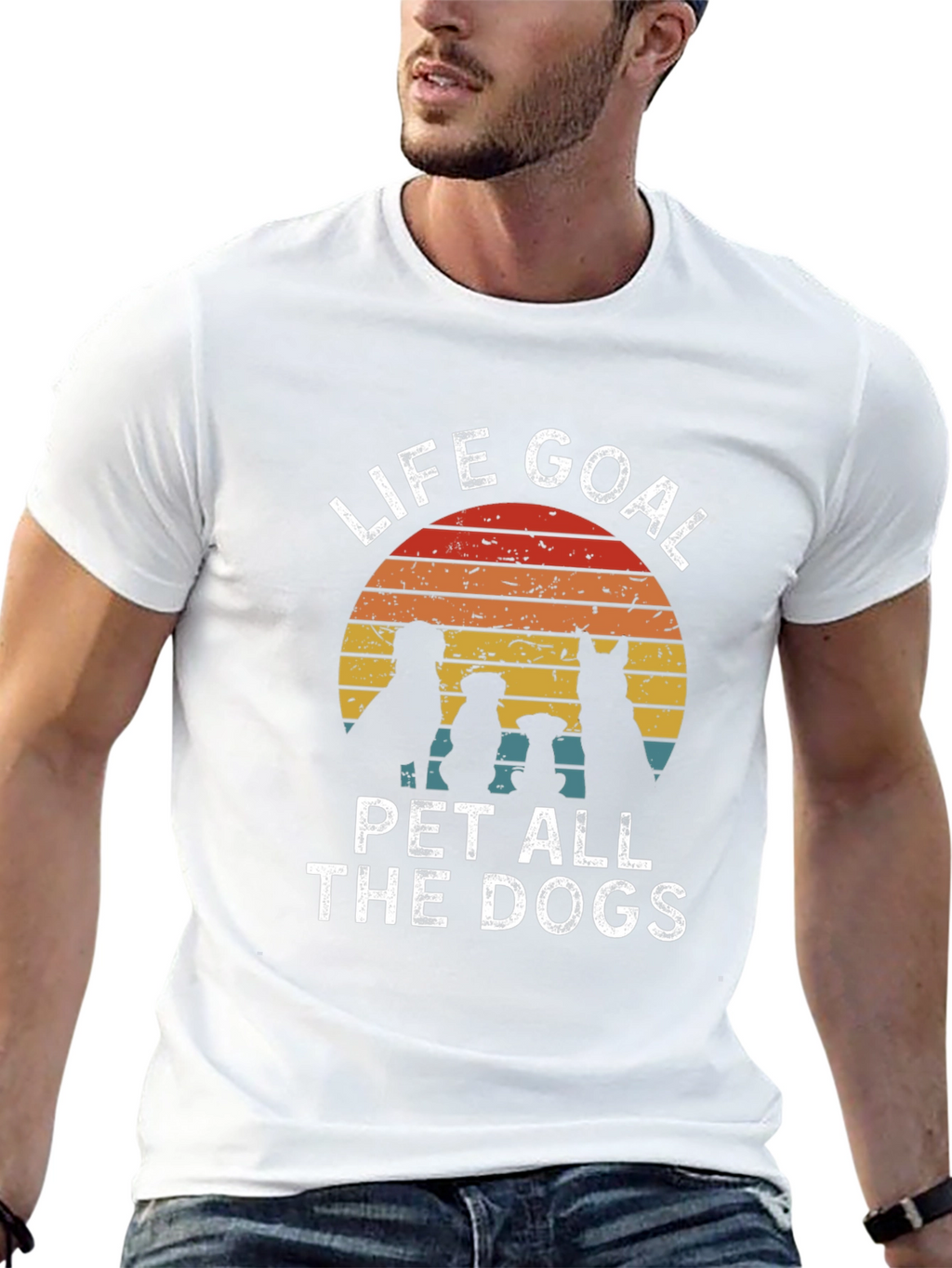 Life Goal Pet All The Dogs Graphic Tee