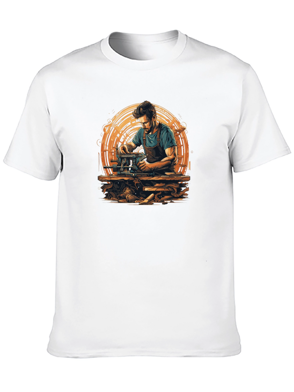 Woodworker Graphic T-Shirt - Black