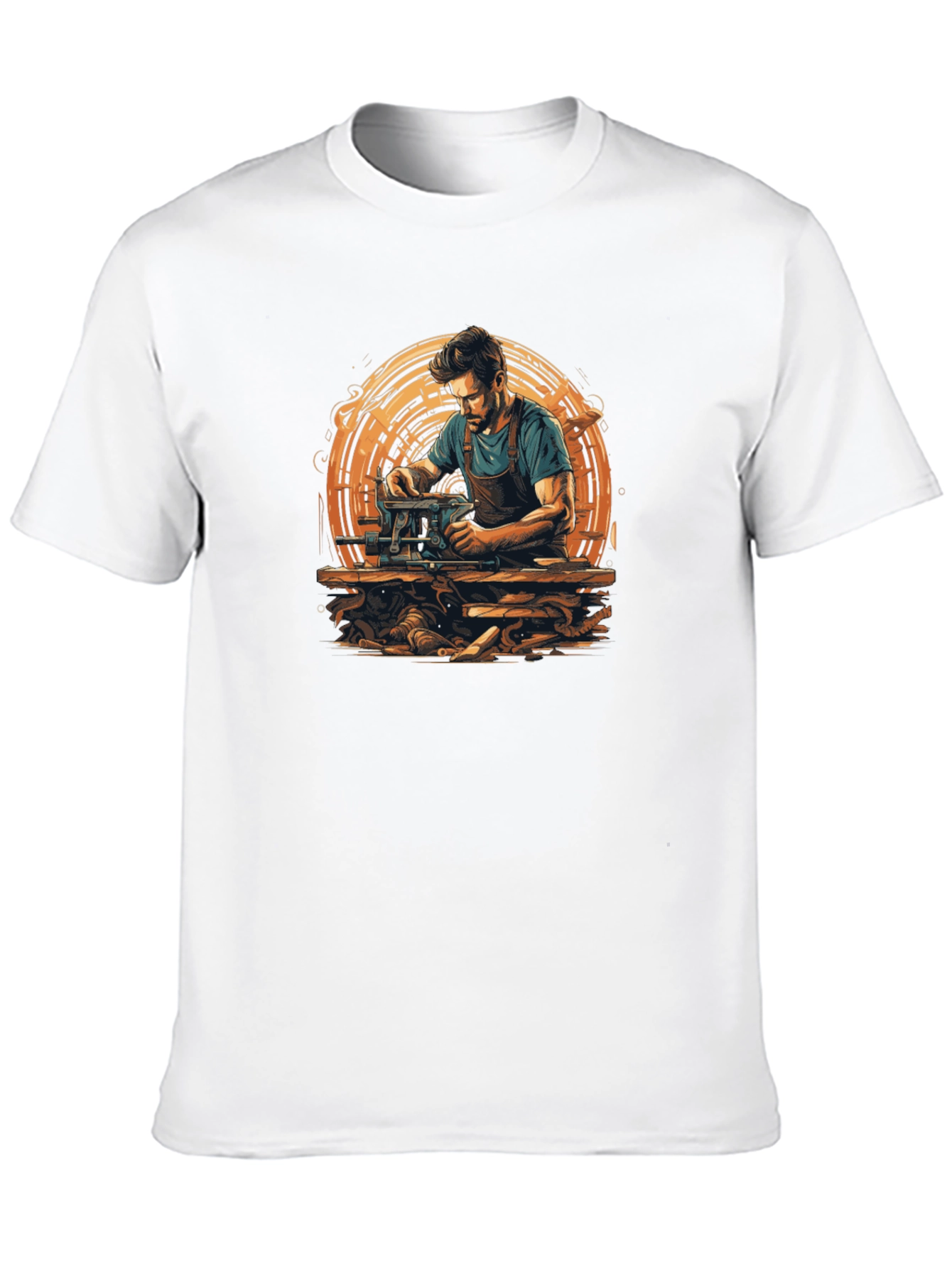 Woodworker Graphic T-Shirt - Black