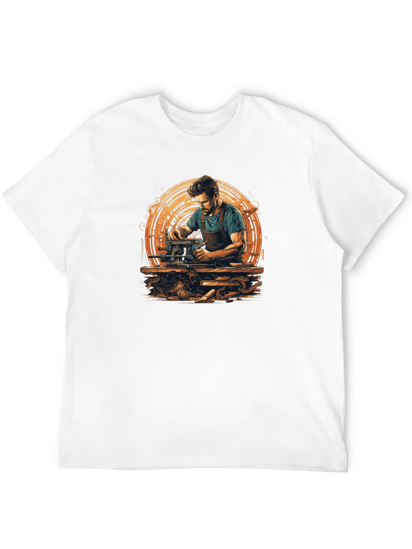Woodworker Graphic T-Shirt - Black