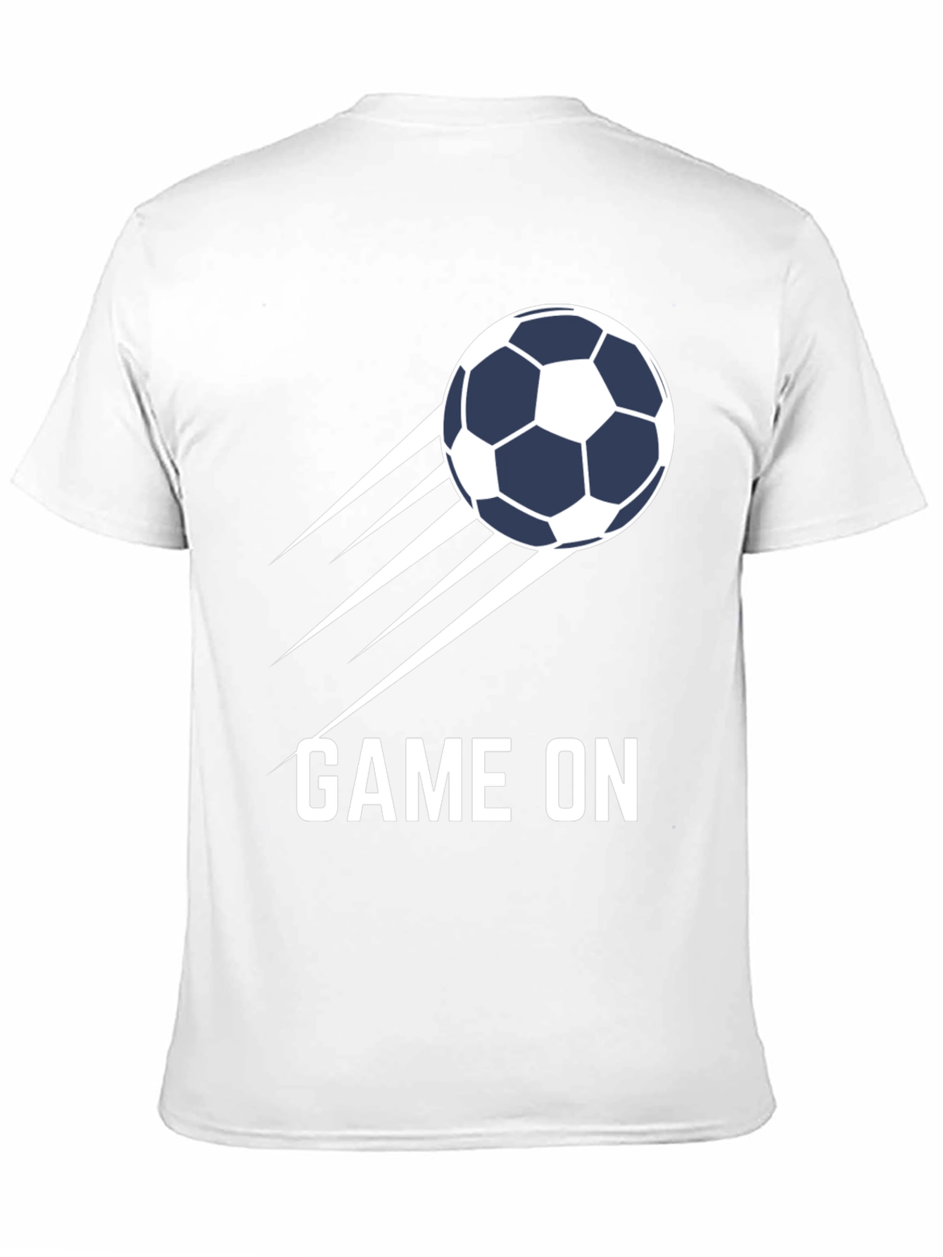Game On Soccer Ball Graphic Tee - Black
