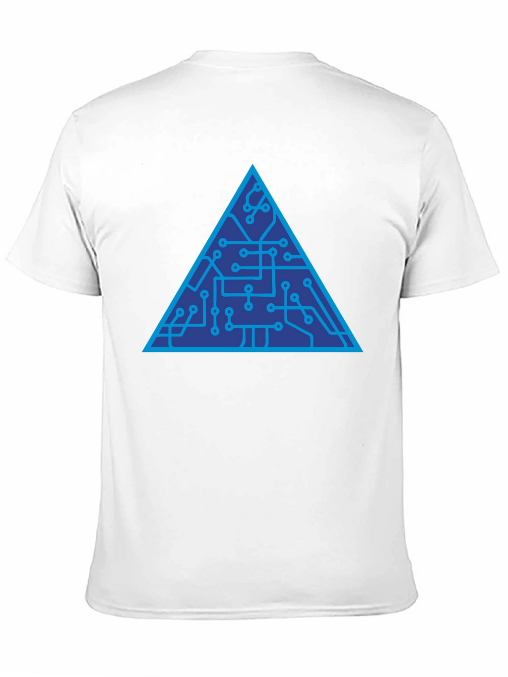Tech Triangle Graphic Tee - Modern Style