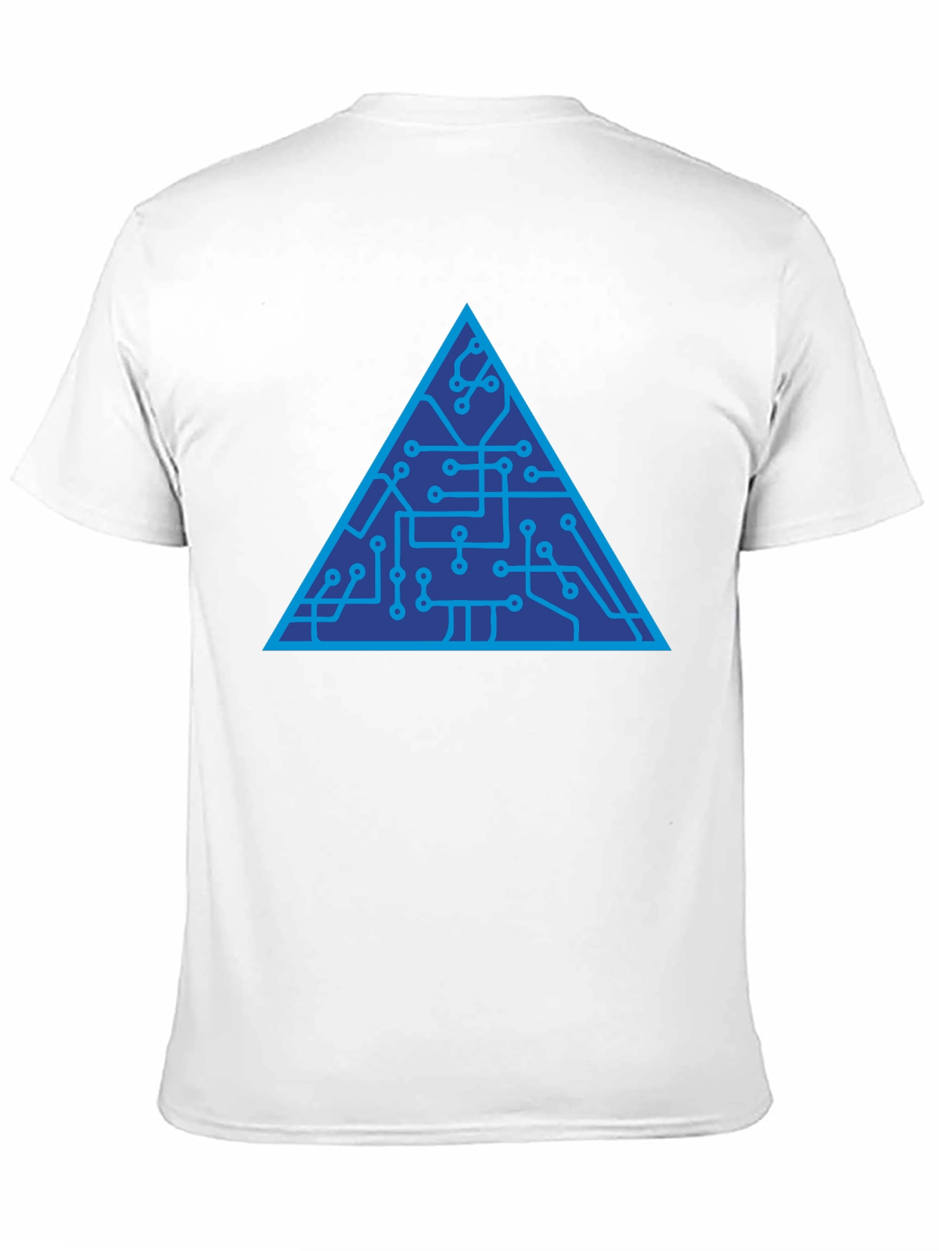 Tech Triangle Graphic Tee - Modern Style
