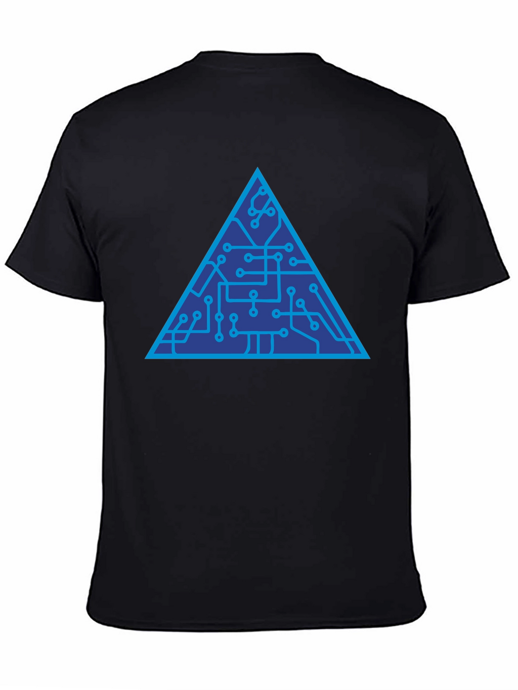 Tech Triangle Graphic Tee - Modern Style