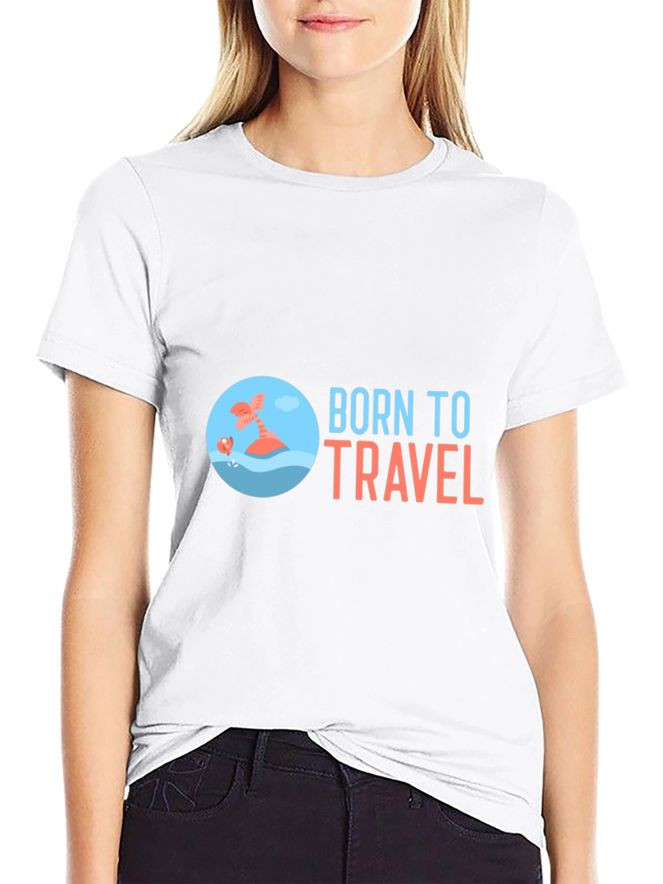 Born to Travel Graphic T-Shirt