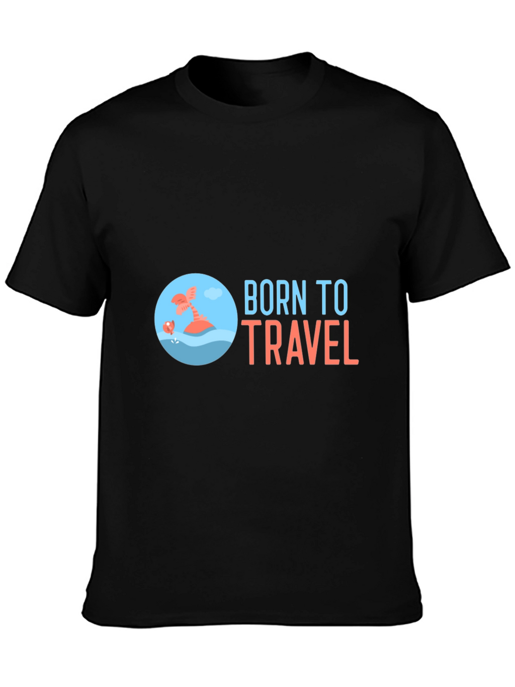 Born to Travel Graphic T-Shirt
