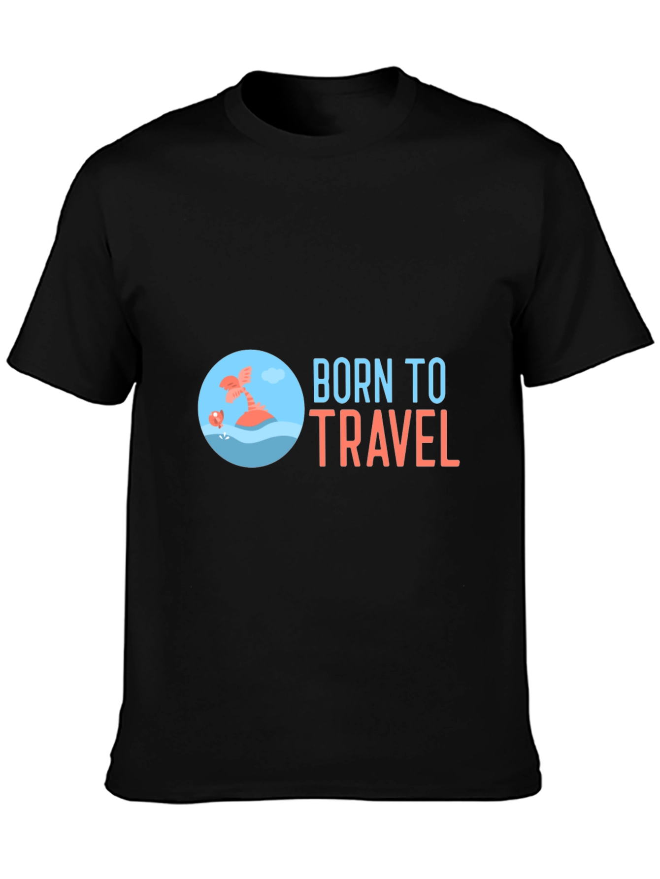 Born to Travel Graphic T-Shirt