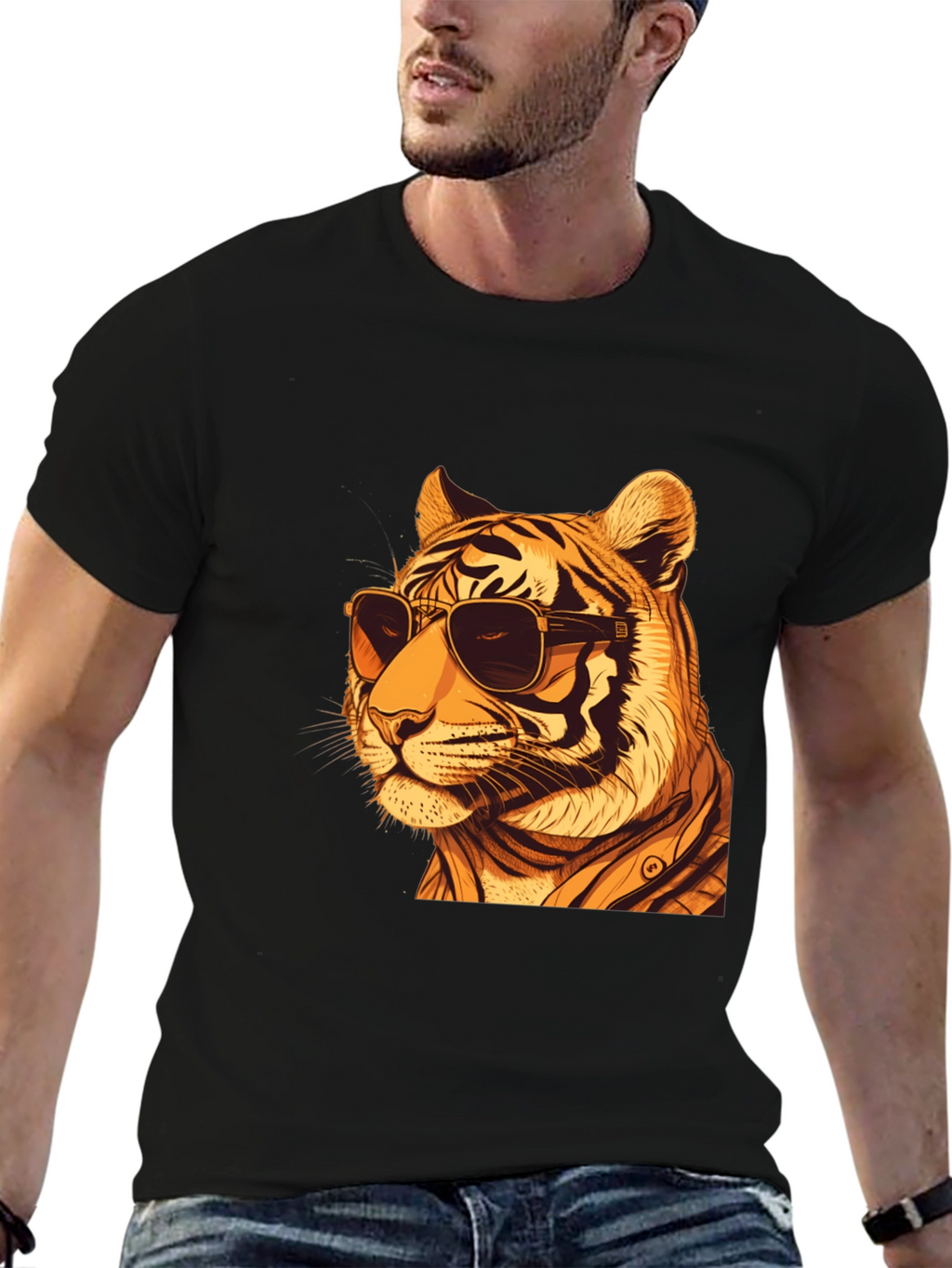 Cool Tiger Graphic Tee