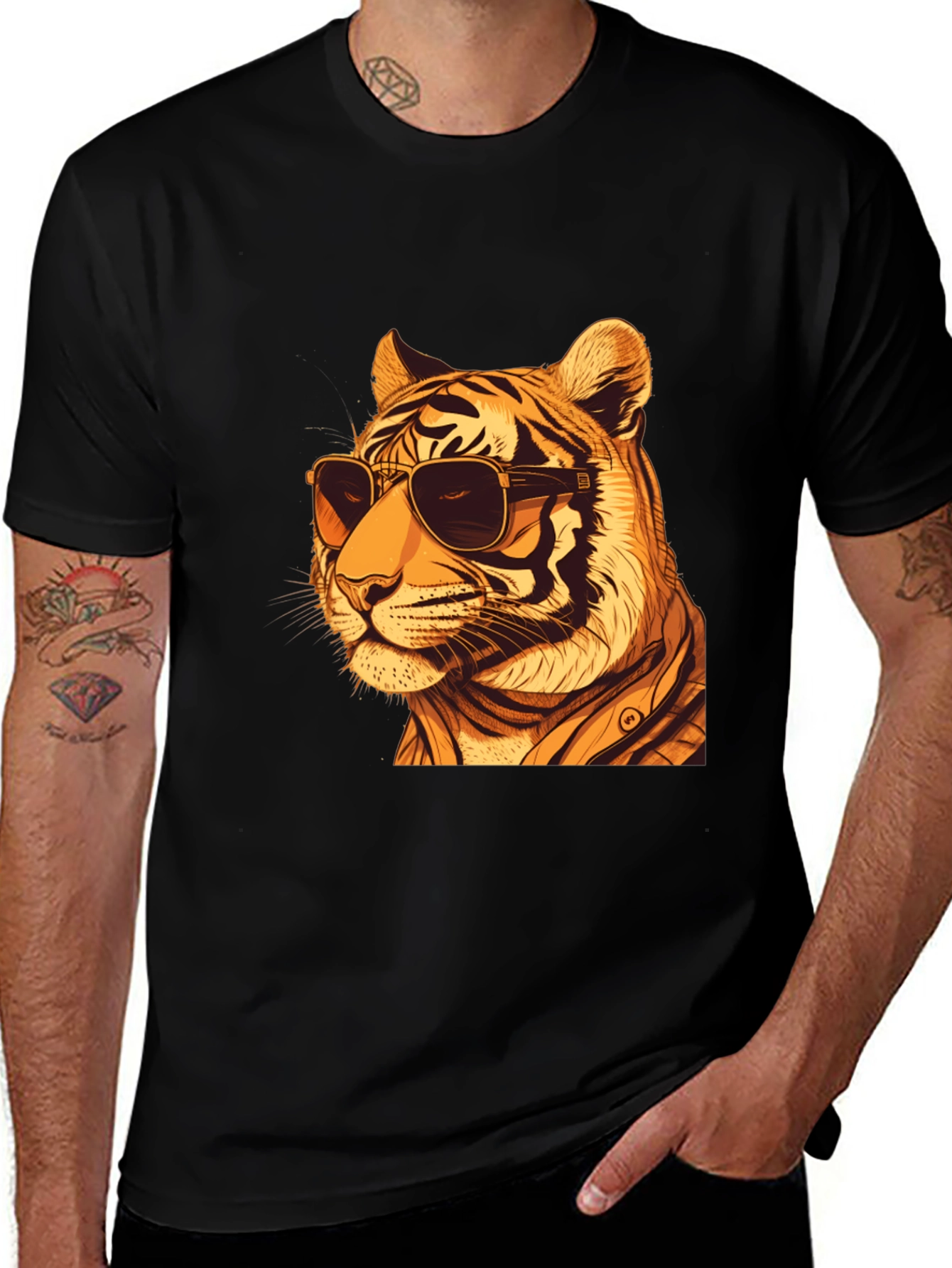Cool Tiger Graphic Tee