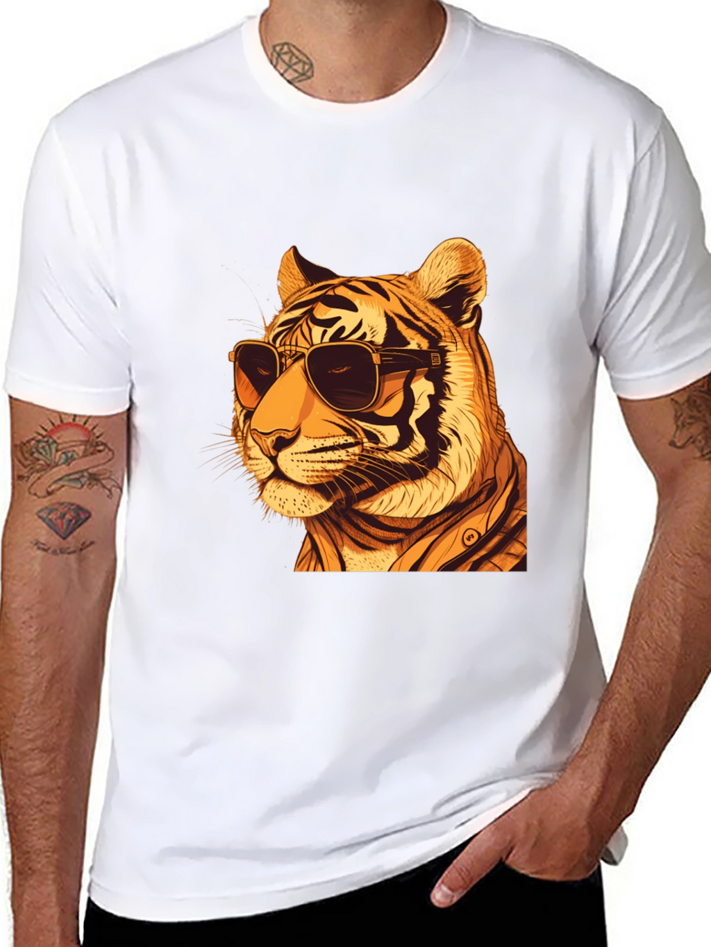 Cool Tiger Graphic Tee