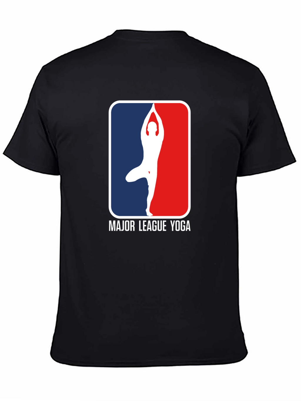 Major League Yoga Graphic Tee - Black Cotton