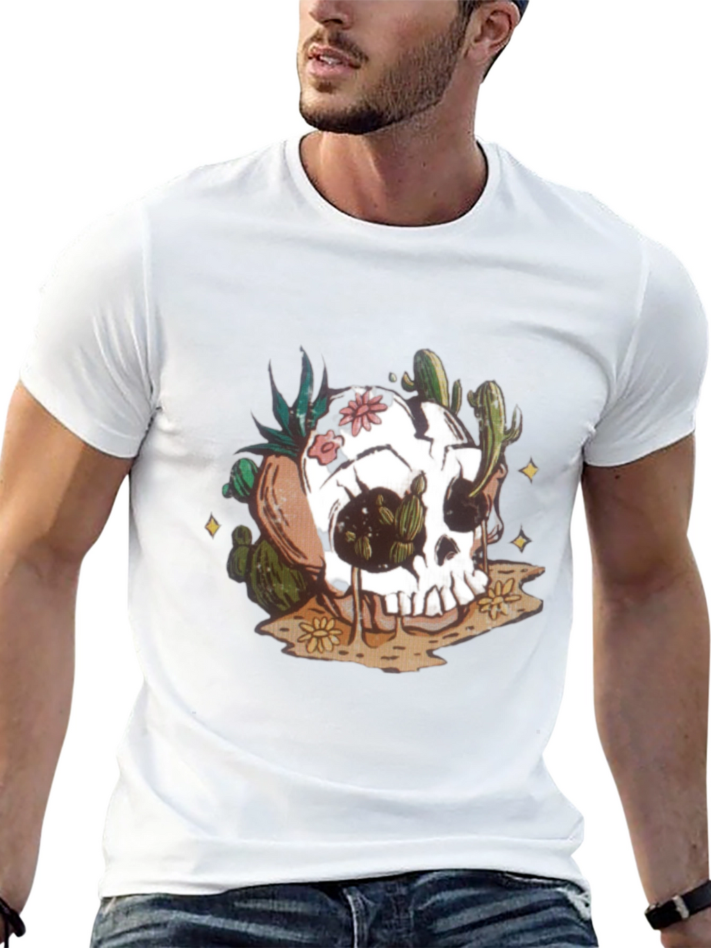 Skull & Cactus Graphic Tee