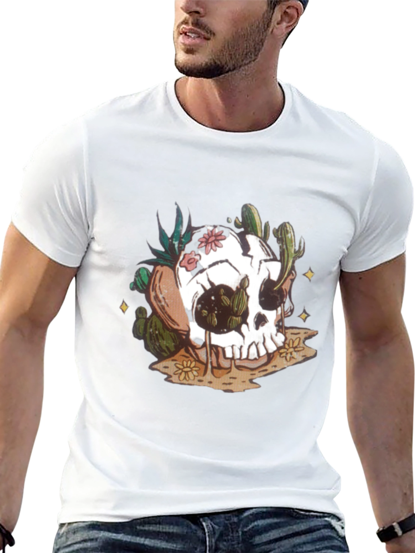 Skull & Cactus Graphic Tee