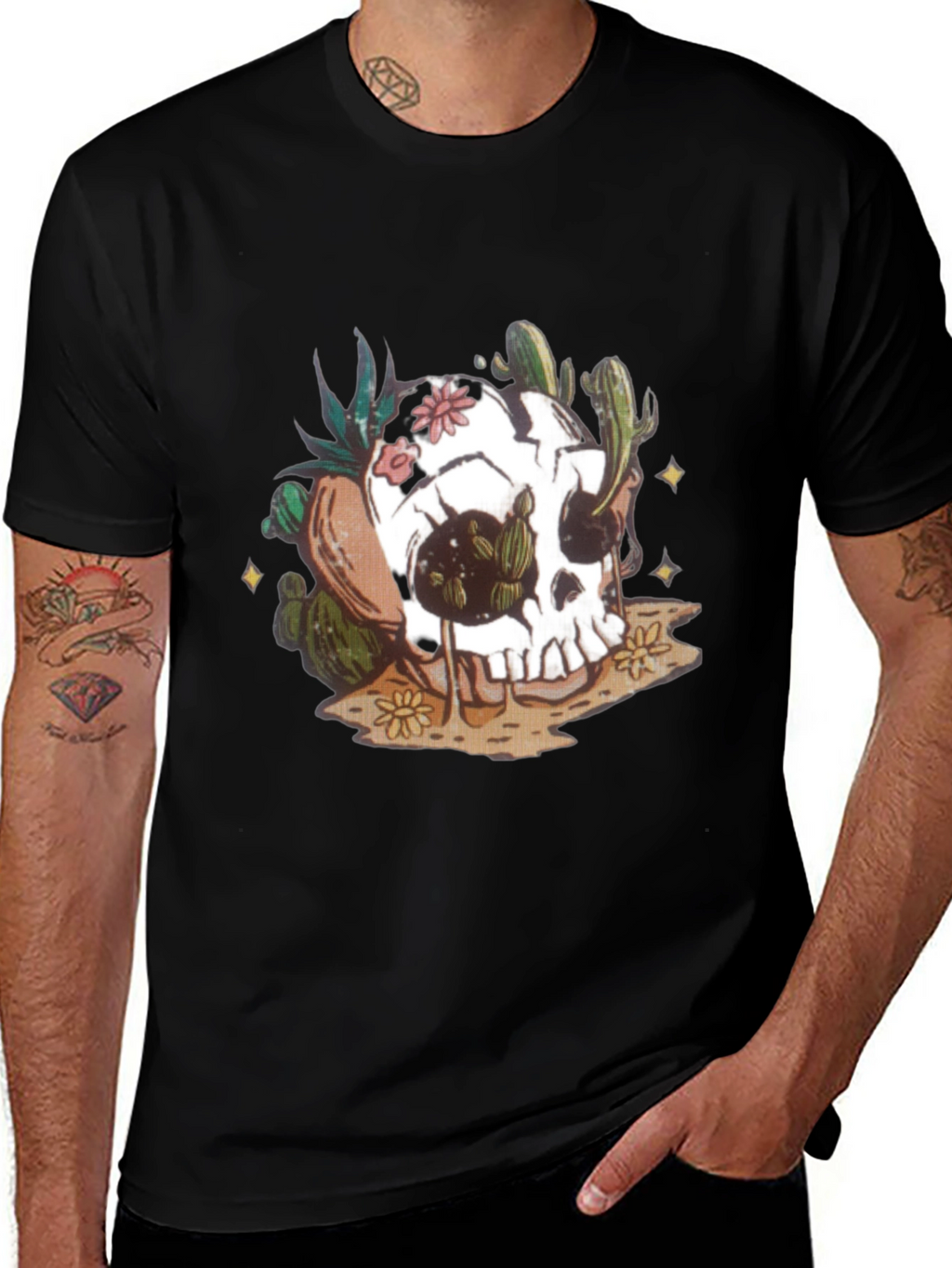 Skull & Cactus Graphic Tee