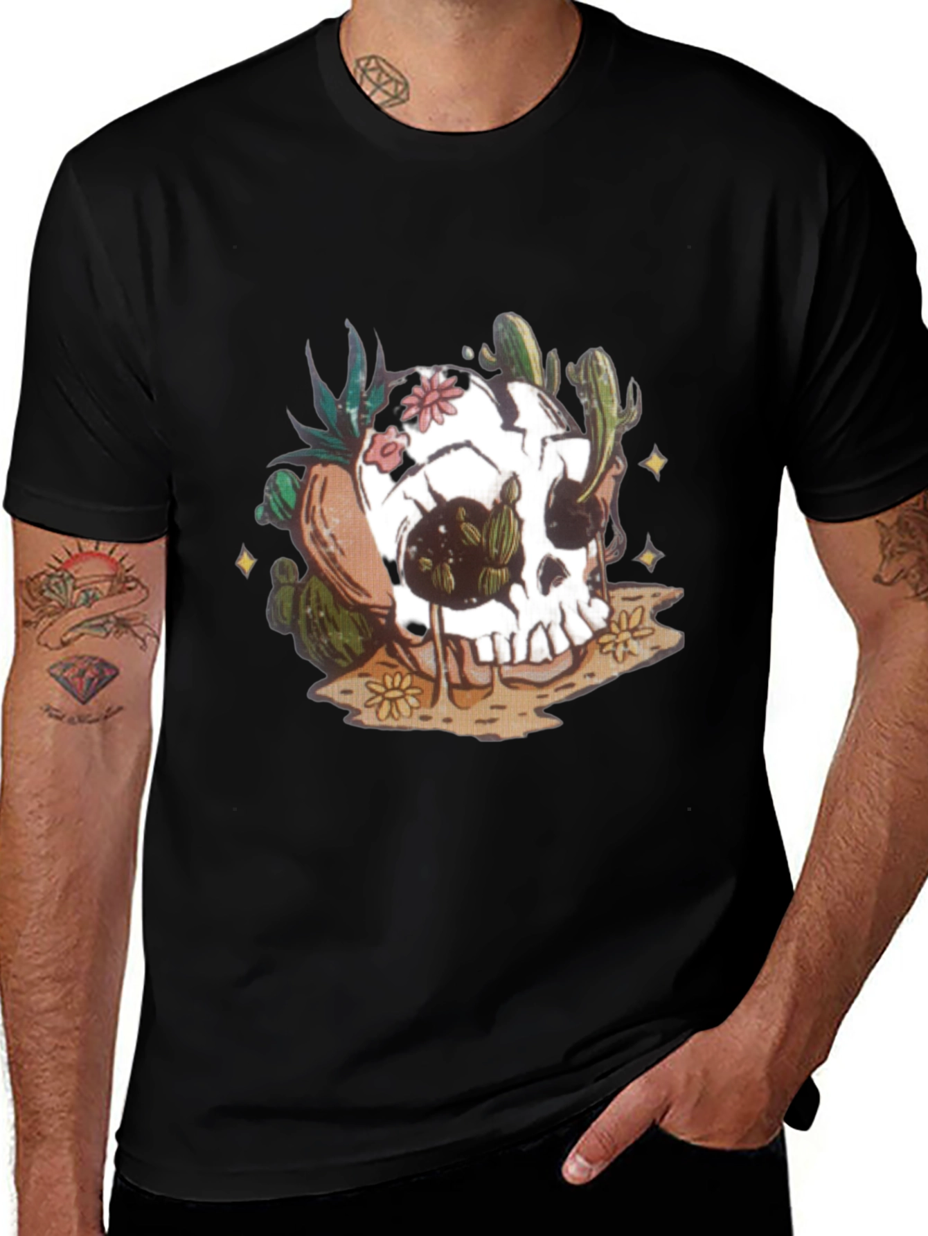 Skull & Cactus Graphic Tee