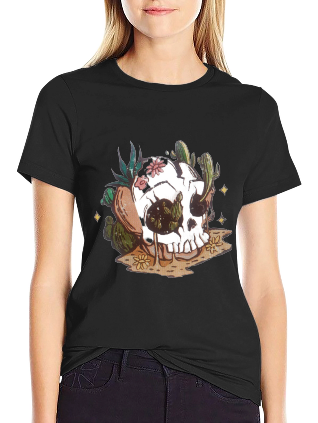 Skull & Cactus Graphic Tee