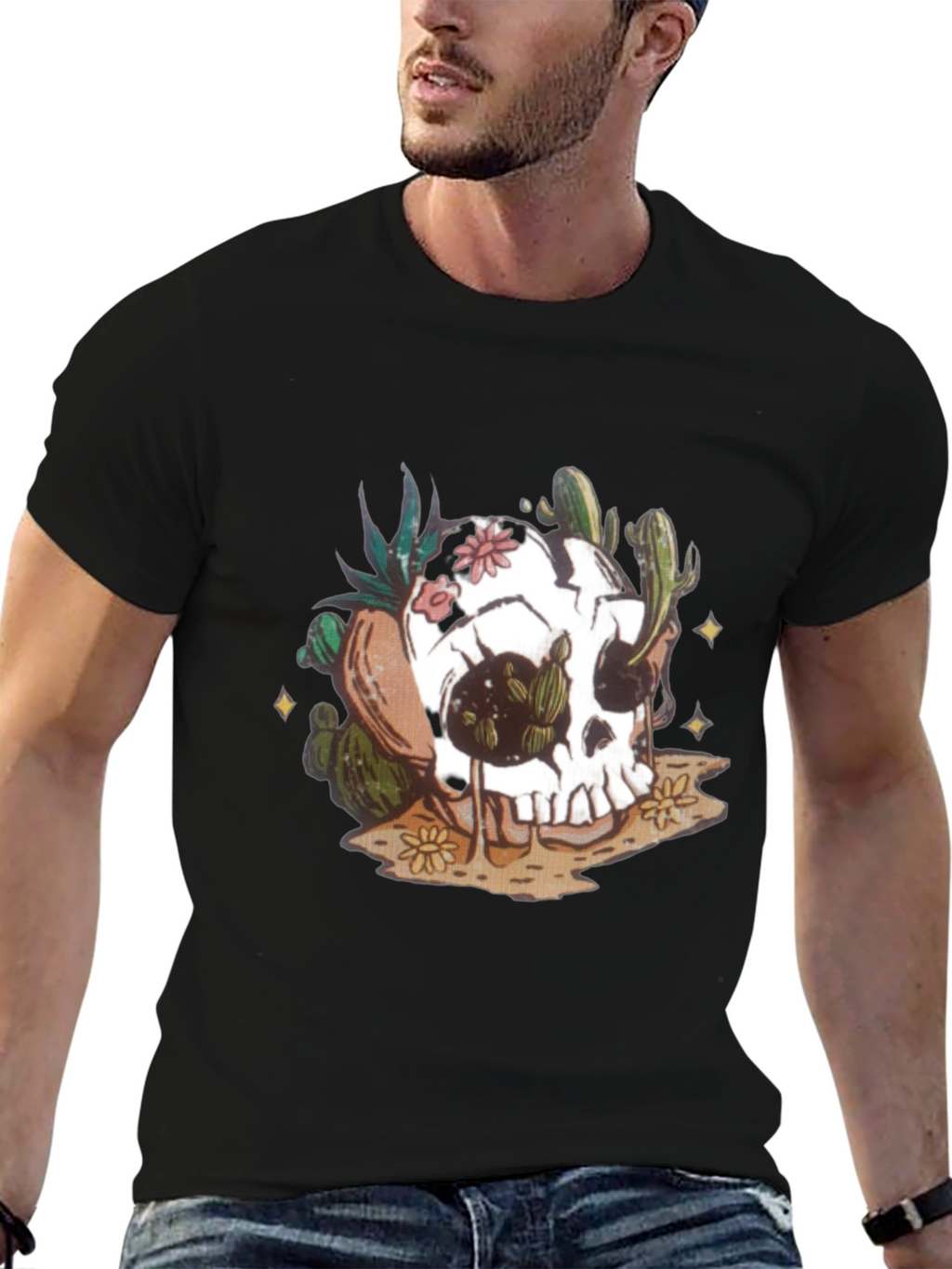 Skull & Cactus Graphic Tee