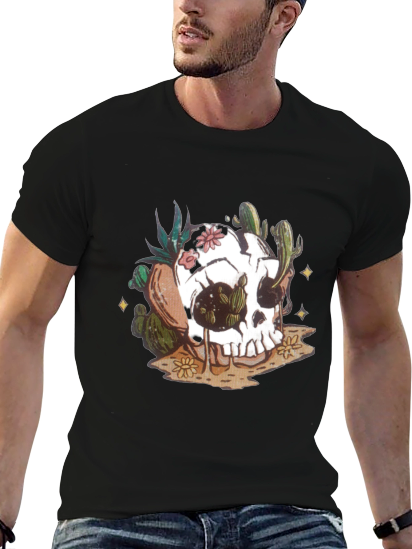 Skull & Cactus Graphic Tee