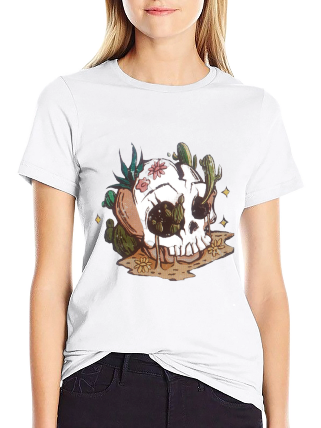 Skull & Cactus Graphic Tee