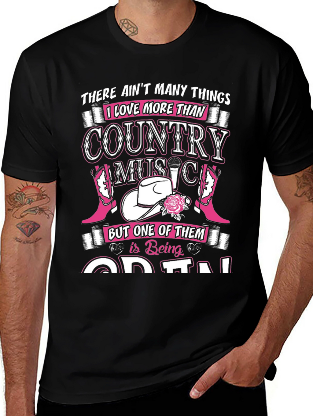 Country Music Lover Graphic T-Shirt