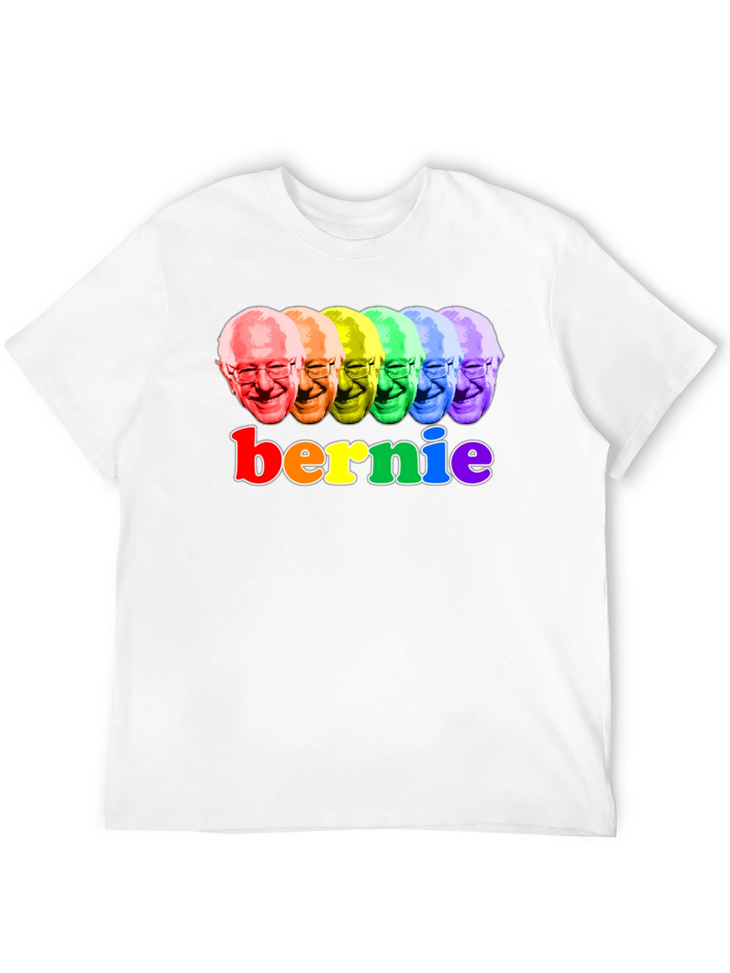 Rainbow Bernie Sanders T-Shirt - Political Statement Tee