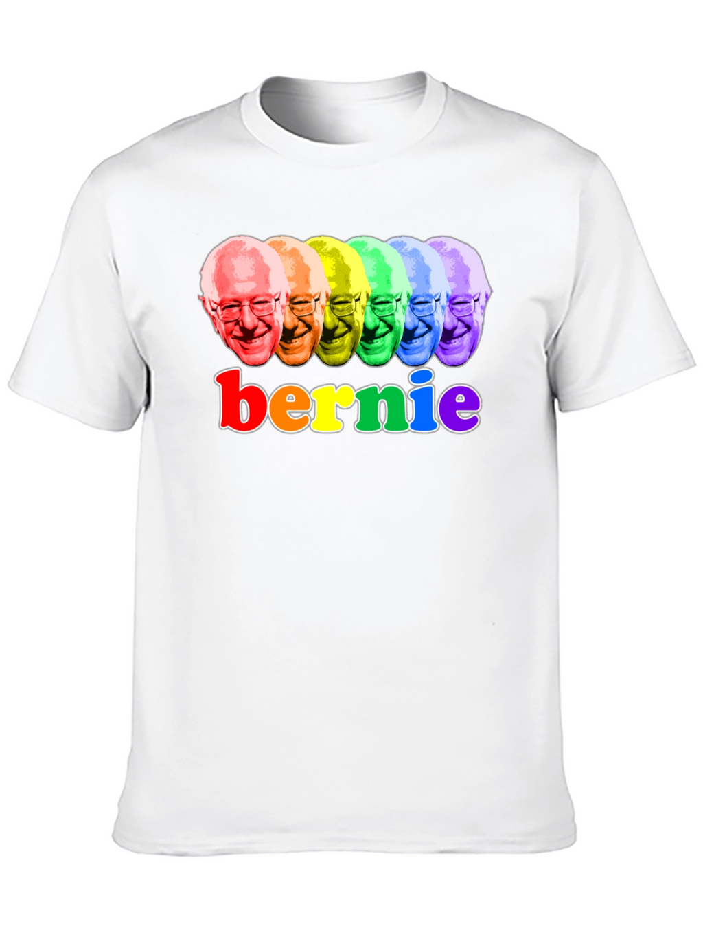 Rainbow Bernie Sanders T-Shirt - Political Statement Tee