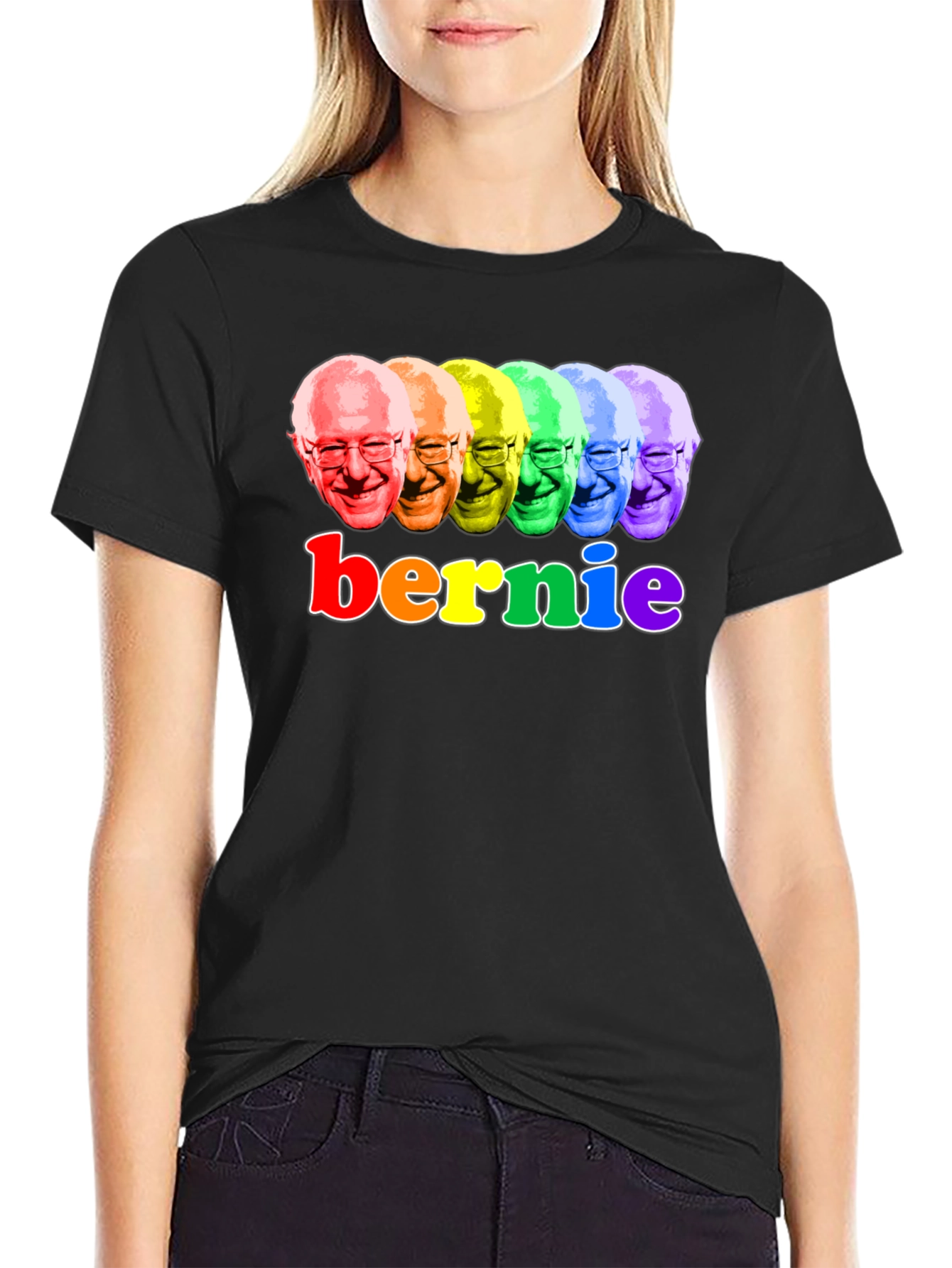 Rainbow Bernie Sanders T-Shirt - Political Statement Tee