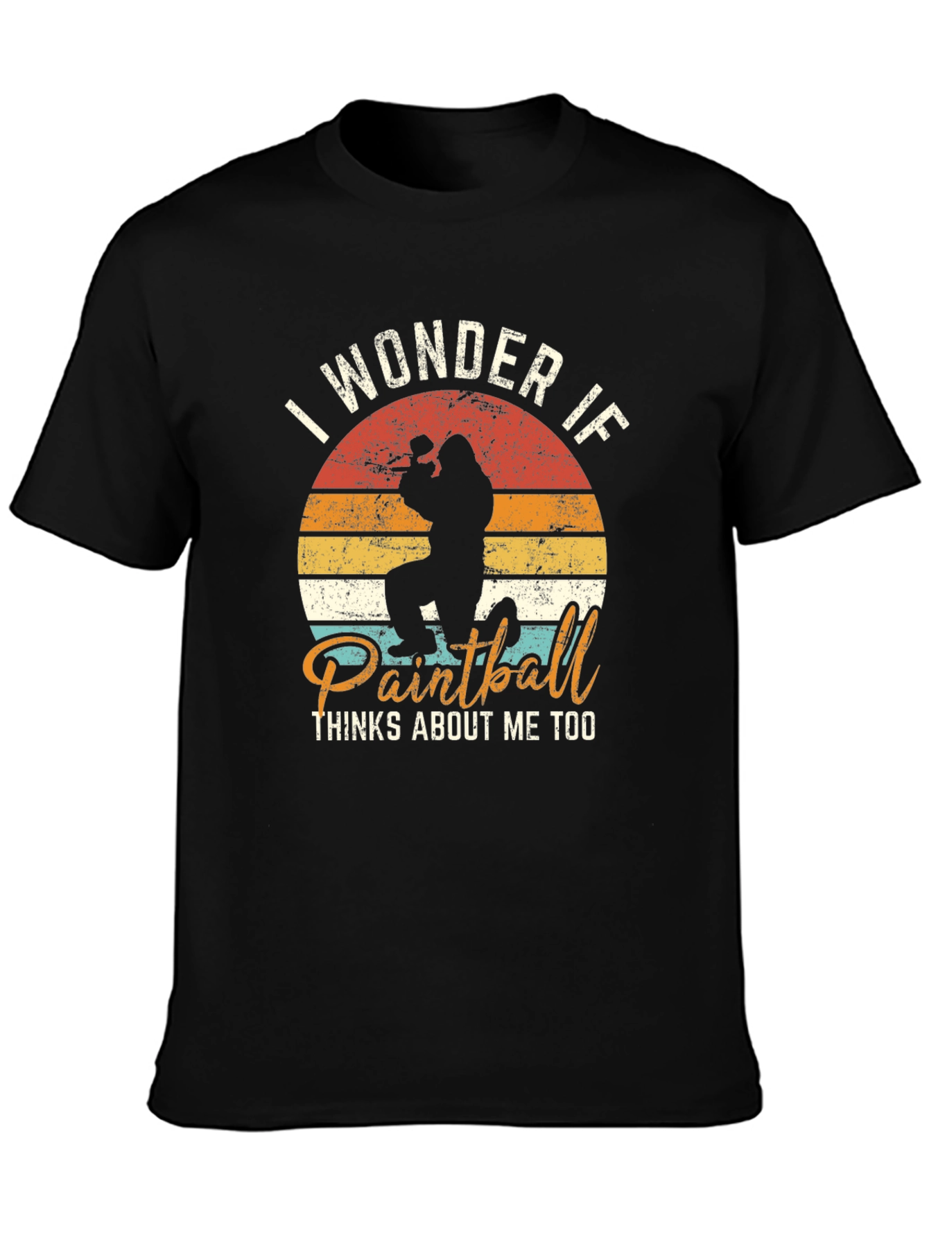 Paintball Retro Graphic T-Shirt
