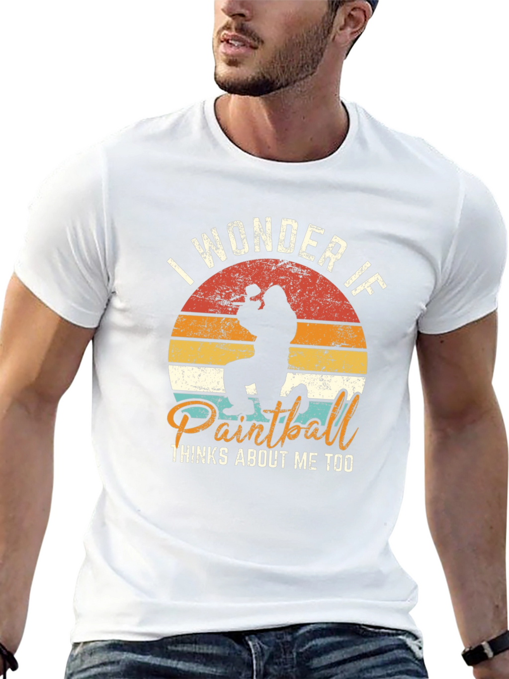 Paintball Retro Graphic T-Shirt