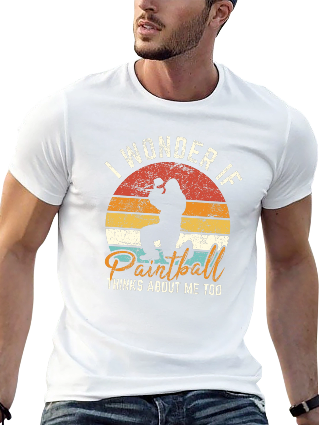 Paintball Retro Graphic T-Shirt