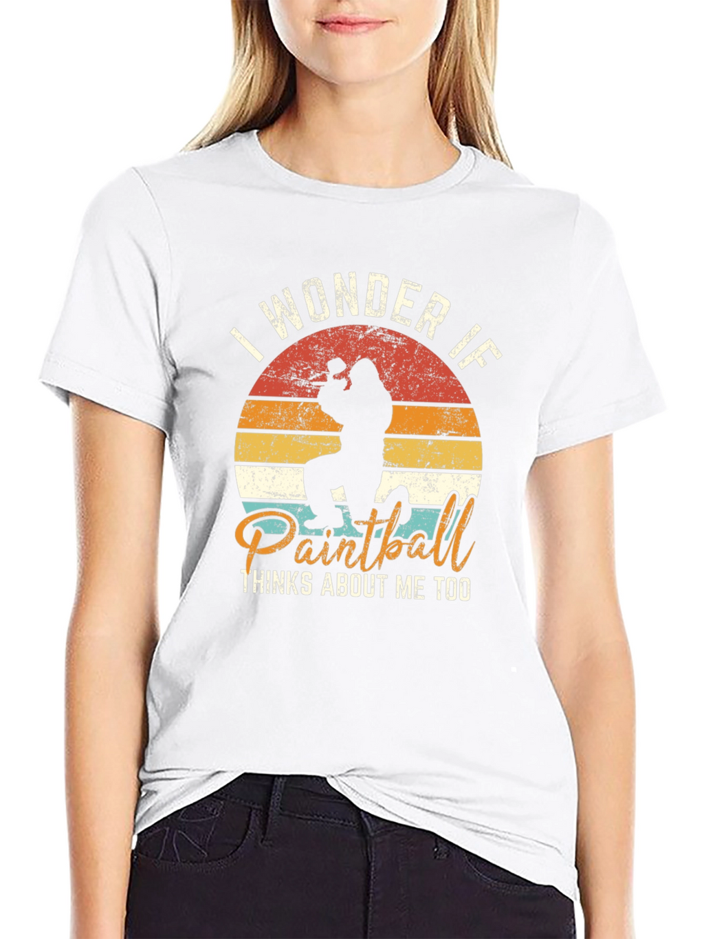 Paintball Retro Graphic T-Shirt
