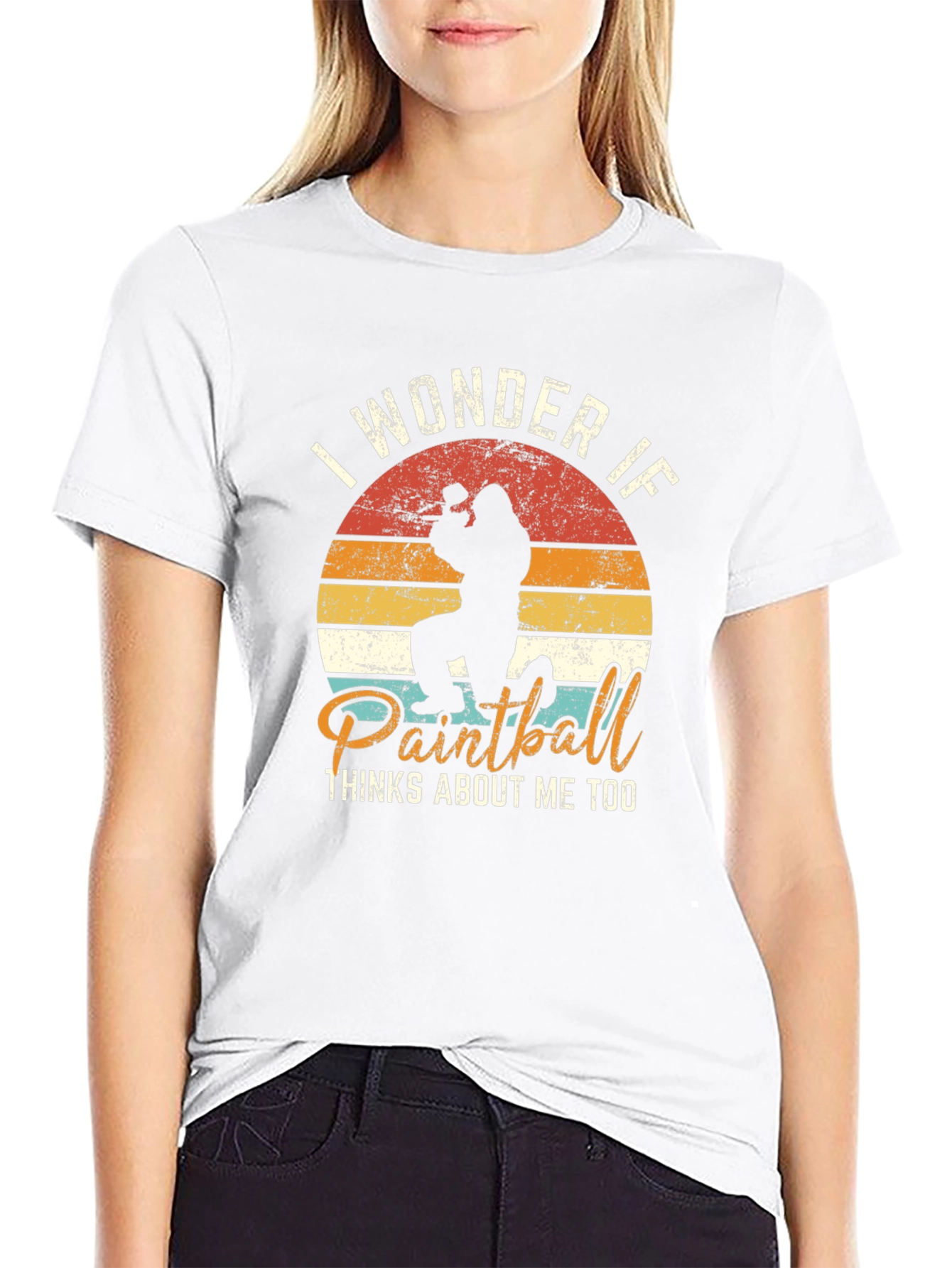 Paintball Retro Graphic T-Shirt